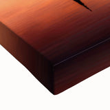 Black and white landscape art painting of Nova Scotia on a large stretched canvas, suitable for bedroom wall decor.