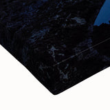 Black and white landscape painting of a Caribbean beach on stretched canvas, ideal for bedroom wall art.