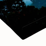 Large art of a black and white Cuban landscape on stretched canvas, ideal for bedroom wall decor.