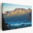 Large canvas print of a vibrant Caribbean scene, ideal for kitchen wall art.
