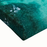 Large black and white landscape art painting of the Caribbean on stretched canvas, suited for bedroom decor.