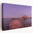 Large stretched canvas depicting a serene Belize landscape, ideal for kitchen wall art.