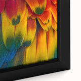 Black wall art featuring a textured, colorful abstract scene on a large framed canvas, suited for living room decor.