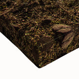 Large art of a black and white landscape painting on stretched canvas, depicting a serene Salvadoran scenery.