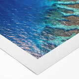 Art deco poster of a Central American landscape on rolled canvas, featuring muted earth tones.