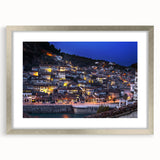 Abstract art print of a European landscape in muted earth tones on a textured, extra large canvas.