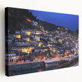 Large canvas print of an Albanian landscape in muted earth tones, ideal for kitchen wall art.