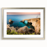 Extra large abstract art print of a European landscape in muted earth tones on textured canvas, ideal for living room decor.