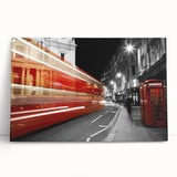 Large black and white canvas print of the London skyline, ideal for kitchen wall art.