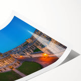 Extra large wall art featuring line art flowers in muted tones on a rolled print, ideal for large living room decor.