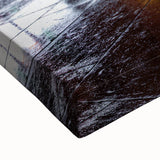 Black and white landscape art painting of Piccadilly, England on stretched canvas, suitable for bedroom wall decor.