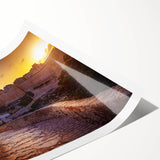 Extra large wall art featuring line art flowers in monochrome tones on rolled print, ideal for large living room decor.