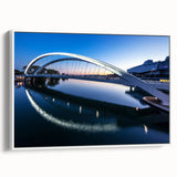 Vintage poster art of Lyon, France in colorful hues on extra large framed canvas, ideal for living room decor.