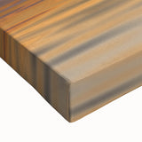 Black and white landscape art painting of a scenic European town on stretched canvas, ideal for bedroom wall decor.