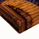 Black and white landscape art painting of Paris on stretched canvas, ideal for bedroom wall decor.