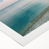 Art deco poster of Provence scenery in pastel colors on rolled canvas, suitable for dining room wall art.