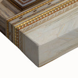 Black and white landscape art painting of Athens on stretched canvas, suitable for bedroom wall art.