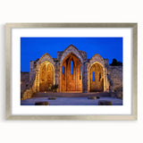 Extra large wall art featuring an abstract representation of Rhodes, Greece in textured silver tones.