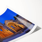 Extra large wall art featuring line art flowers in muted tones on rolled canvas, ideal for large living room decor.