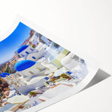 Extra large wall art featuring line art flowers on a rolled print, using muted tones, ideal for large living room decor.