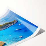 Extra large wall art featuring line art flowers in muted earth tones on a rolled print, ideal for large living room decor.