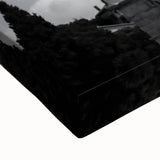 Black and white photo of the Colosseum on stretched canvas, ideal for bedroom wall art.