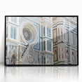 Large abstract wall art of Florence scenery in muted earth tones on a framed acrylic, suitable for modern living room decor.