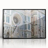 Large abstract wall art of Florence scenery in muted earth tones on a framed acrylic, suitable for modern living room decor.
