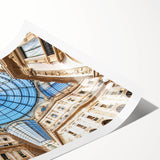 Extra large rolled print of line art flowers in monochrome, suited for large living room walls.