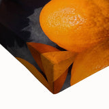 Black and white landscape art painting of Mount Etna on stretched canvas, ideal for bedroom wall decor.