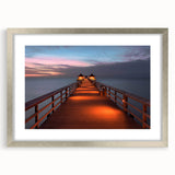 Abstract art print of a textured European scenery in muted earth tones, framed in silver.