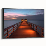 Black and white vintage poster art of Naples landscape on framed canvas, suitable for bedroom wall decor.