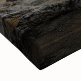 Black and white landscape art painting of Sicilian scenery on stretched canvas, suitable for bedroom wall art.