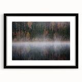 Abstract art print of a colorful, textured European landscape on an extra large framed canvas, ideal for living room decor.