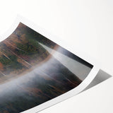 Extra large rolled print of line art flowers in black and white, ideal for large living room wall art.