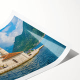 Extra large rolled print of line art flowers in muted earth tones, ideal for large living room wall art.