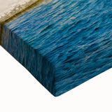 Black and white landscape art painting of Montenegro on stretched canvas, ideal for bedroom wall art.