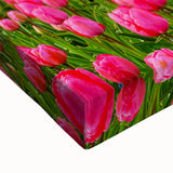 Large art of a black and white Dutch landscape on stretched canvas, suitable for bedroom wall decor.