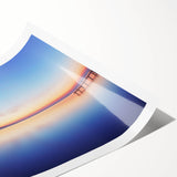 Extra large wall art featuring line art flowers in black on white, rolled print, ideal for large living room decor.