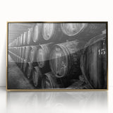 Art deco poster of Porto, Portugal in muted gold and blue tones on a framed acrylic, ideal for nursery wall art.