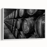 Vintage poster art of Porto, Portugal in vibrant colors on a large framed canvas, ideal for living room decor.