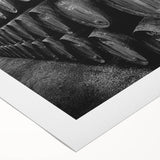 Art deco poster of Porto, Portugal in muted blue and white tones on rolled canvas, suitable for dining room decor.