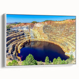 Framed canvas of a vintage-style Andalusian landscape in black and white, ideal for bedroom wall art.