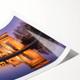 Extra large wall art featuring line art flowers in muted earth tones on a rolled canvas, ideal for large living room decor.