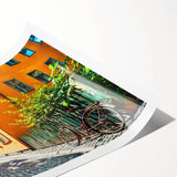 Extra large wall art featuring line art flowers in black and white, ideal for large living room wall decor.