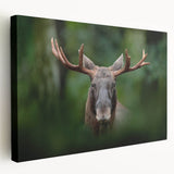 Scenic stretched canvas depicting a serene European landscape in soft earth tones, suitable for kitchen wall art.