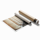 Extra large rolled print of the Vatican with soft pastel shades.