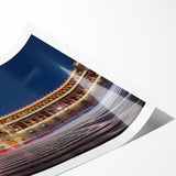 Extra large rolled print of line art flowers in monochrome, ideal for large living room wall art.