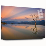 Large abstract wall art depicting Oaxaca, Mexico scenery in vibrant colors on acrylic glass.