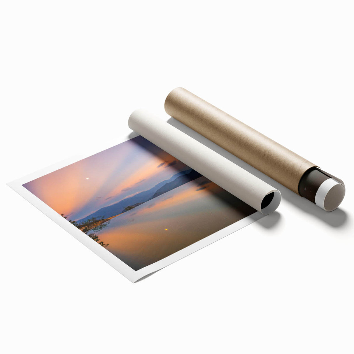 Extra large rolled print of Oaxaca scenery with vibrant floral elements, ideal for classy bathroom wall art.